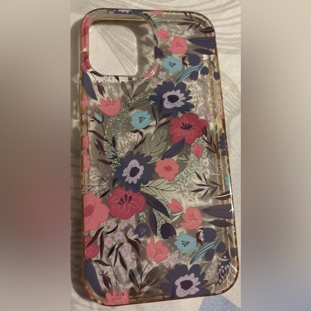 🌸 MVMT Floral Transparent iPhone 14 Pro Max Case – New/Like New